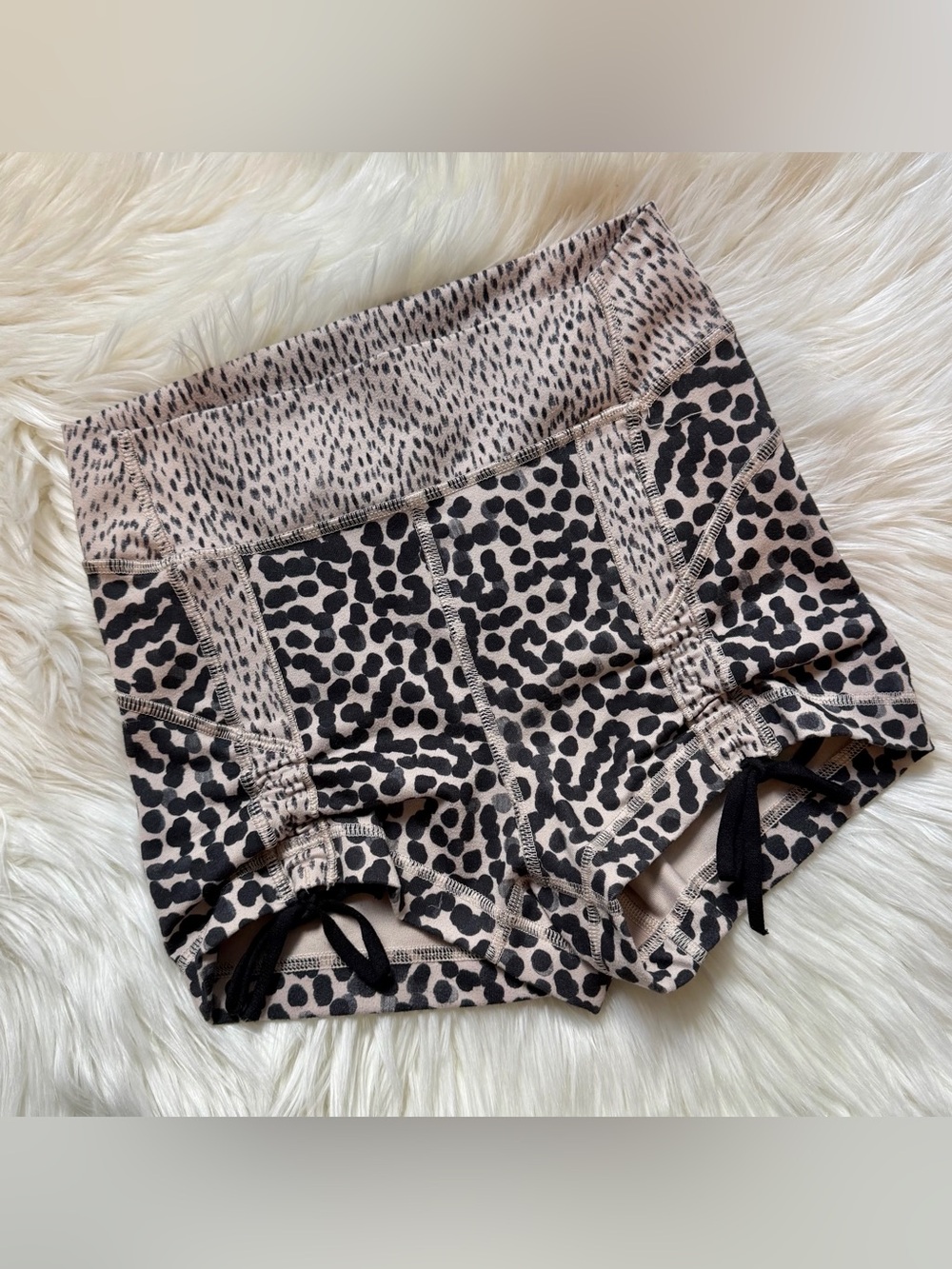lululemon athletica Leopard Print yoga shorts